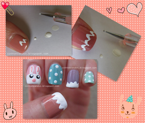 Easter Bunny Spring Nail Art Pastel Tutorial how to draw bunny 06.jpg